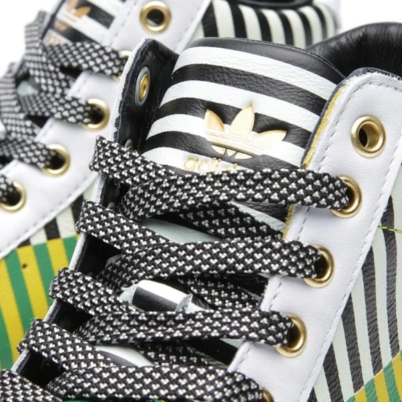 OPENING CEREMONY X ADIDAS ORIGINALS ROD LAVER VINTAGE HI - SPRING13 GREEN/WHITE - Picture 3 of 12